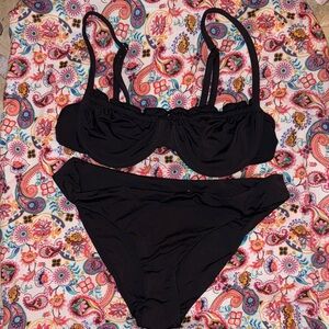 Forever 21 Black Bikini Set